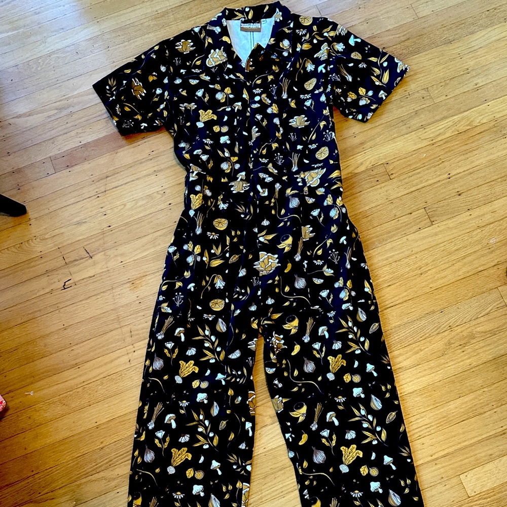 Big Bud Press Cookbook short sleeve jumpsuit size XL Limited Edition